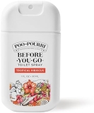 Poo-Pourri Tropical Hibiscus Poo-Pourri Toilet Spray, 1 Fl Oz Travel Size - Hibiscus, Apricot, Citrus