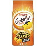 Goldfish Flavor Blasted Xtra Cheddar Cheese Baked Snack Crackers, 6.6 oz - Pack of 4