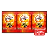 Goldfish Flavor Blasted Crackers Xtra Cheddar Snack Packs, 12 Count x 2 Multipack