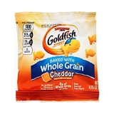 Goldfish Whole Grain Cheddar Snack Crackers - 100 Calorie Packs, 0.75oz x 100