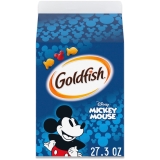 Goldfish Mickey Mouse Cheddar Crackers, 27.3 oz Carton - 3 Pack Snack Crackers