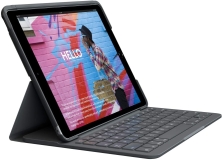 Logitech Slim Keyboard Folio Case for Apple iPad 7th/8th/9th Gen - Graphite