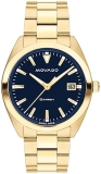 Movado Heritage Series Datron Men's Watch - Swiss Quartz, Stainless Steel Bracelet - Water Resistant - Sport Luxury Timepiece - 39mm
