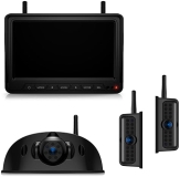 FOOKOO Wireless RV Backup Camera System with 7" Monitor, 3 Cameras, Night Vision, Waterproof - Compatible with Furrion - DW7Y503