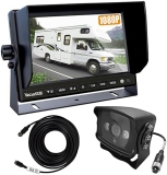 VECLESUS 1080P HD Backup Camera for Trucks with Night Vision - IP68 Waterproof