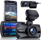 YEECORE K+HDR Dual Dash Cam with WiFi, GPS, 3.3" Screen, Night Vision - Car Dash Camera"
