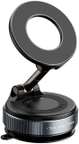 Carmount 360° Adjustable Magnetic Car Mount for iPhone - Strong Suction, Metal Strut, Compatible with Pro Max & Magnetic Cases