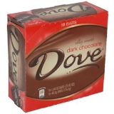 Dove Silky Smooth Dark Chocolate Bars - 18 Pack, 1.44 oz Each