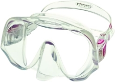 Huısh Frameless Mask Medium Fit, Black w/Pink