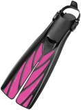 Atomic Aquatics Split Fins, Pink, Large