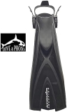 Atomic aquatics X1 Open Heel Blade Fin (Large, Black)