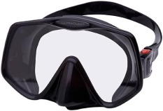 Atomic Aquatics Frameless 2 Mask (Black / Red)